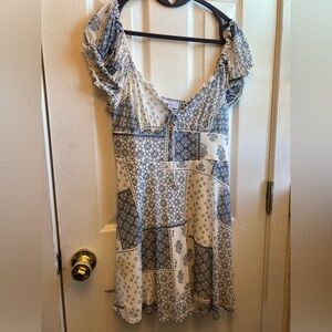 Never Worn Urban Outfitters Patchwork Mini Dress